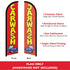 Car Wash (Red) Windless Banner Flag