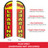 Now Leasing (Red & Yellow) Windless Banner Flag