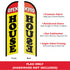 Open House (Red & Yellow) Windless Banner Flag