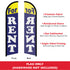For Rent Windless Banner Flag