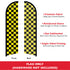 Yellow & Black Checkered Windless Banner Flag