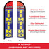 Auto Tinting (Red & Blue) Windless Banner Flag