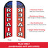 Auto Repair (Red & Blue) Windless Banner Flag
