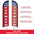 100% Hand Car Wash Windless Banner Flag