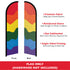 Rainbow Windless Banner Flag