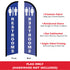 Restrooms Windless Banner Flag