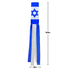 Israel Super Shiny Poly 5ft Windsock