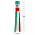 Mexico Super Shiny Poly 5ft Windsock