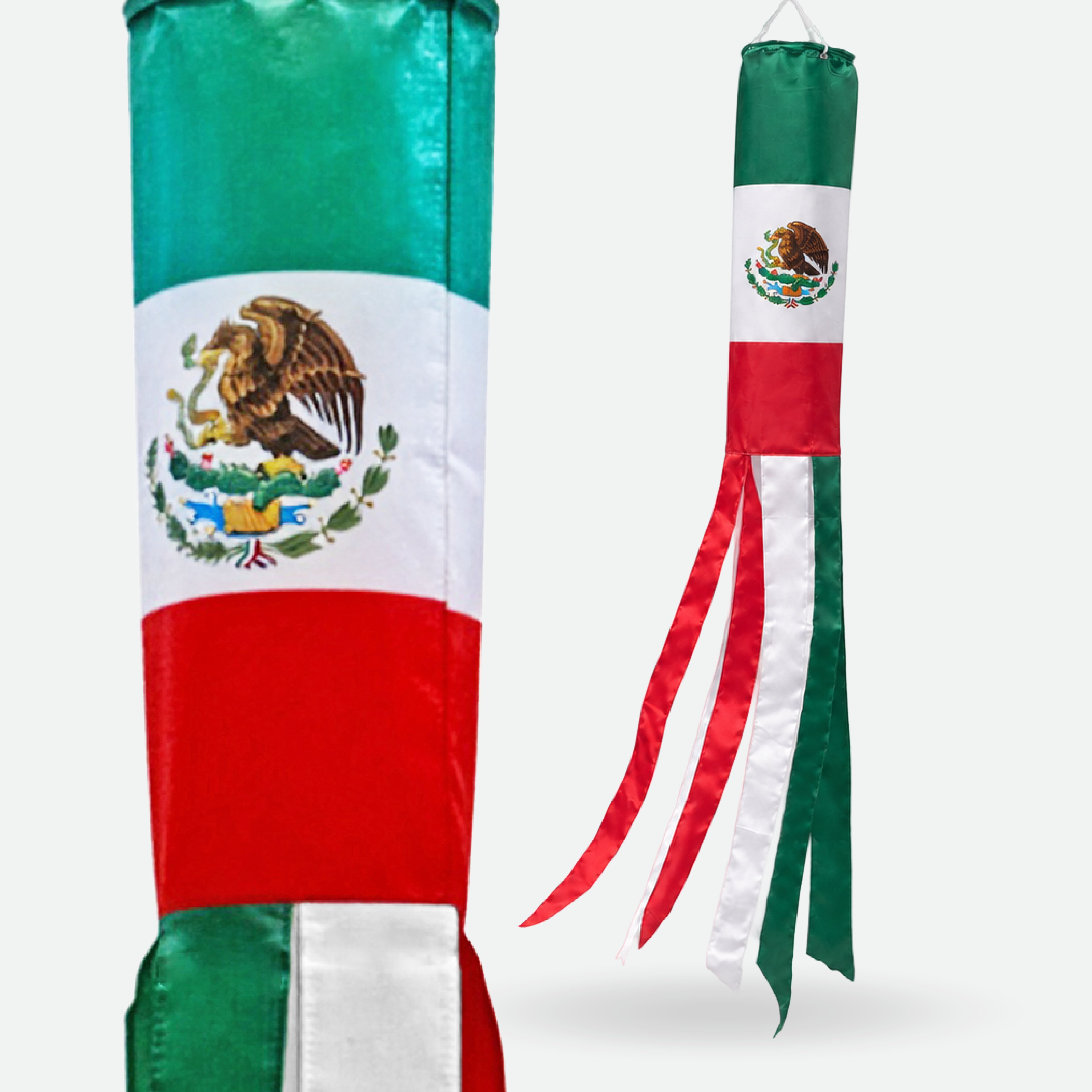 Mexico Super Shiny Poly 5ft Windsock