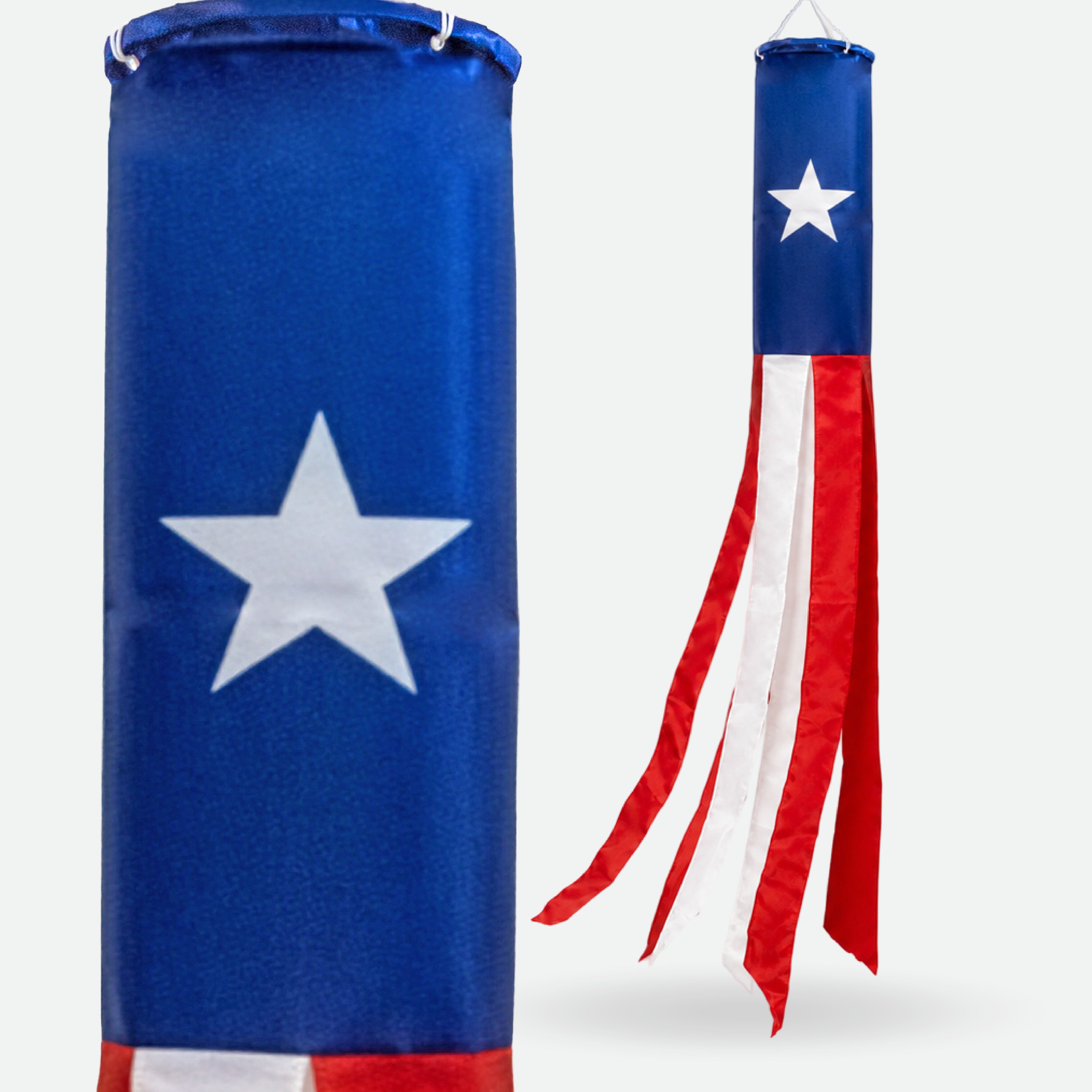 Texas Super Shiny Poly 5ft Windsock