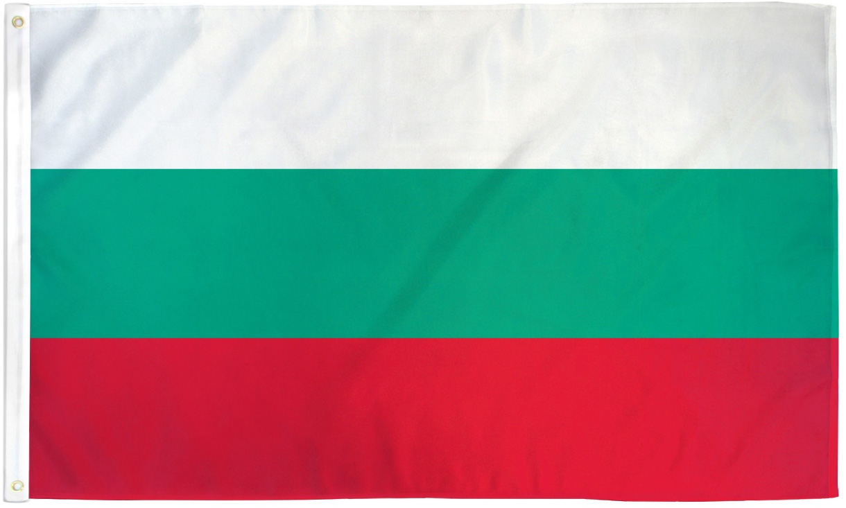 Bulgaria 3x5ft Flag