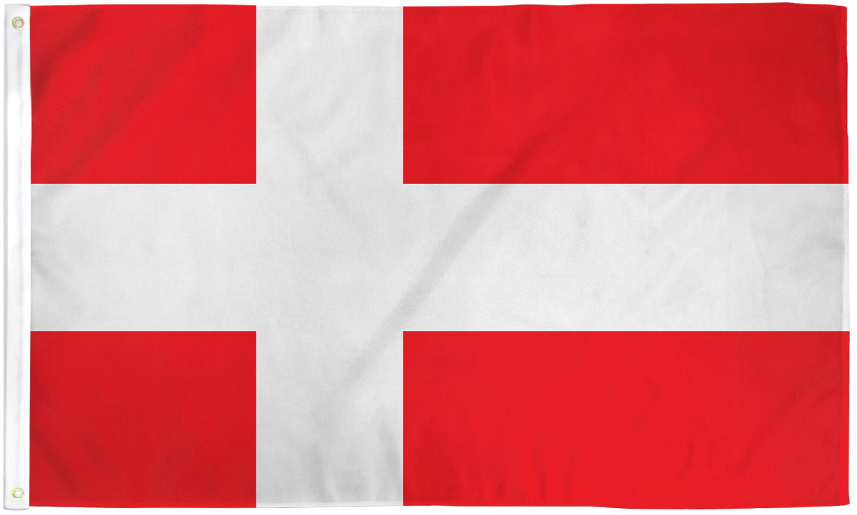 Denmark 3x5ft Flag