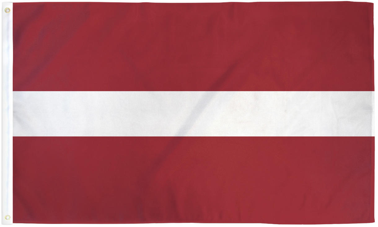 Latvia 3x5ft Flag