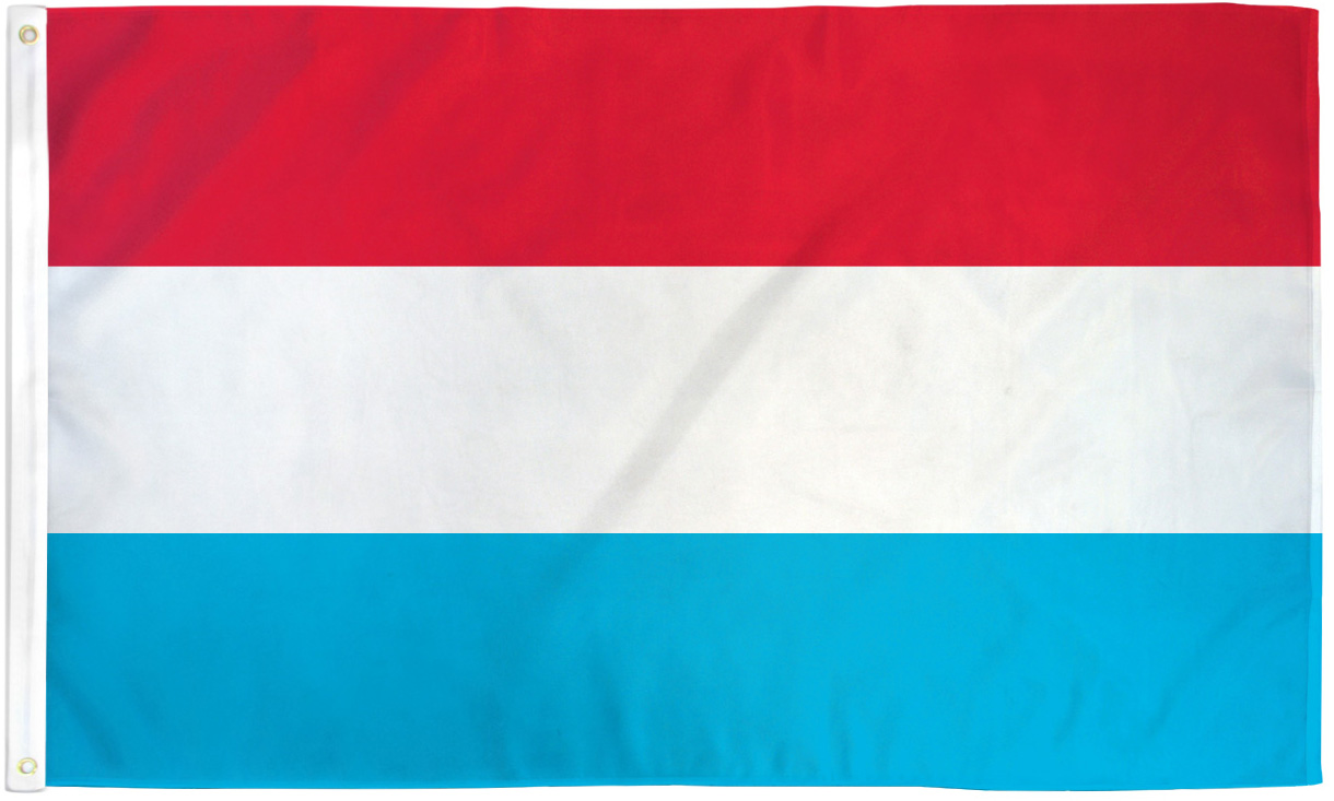 Luxembourg 3x5ft Flag