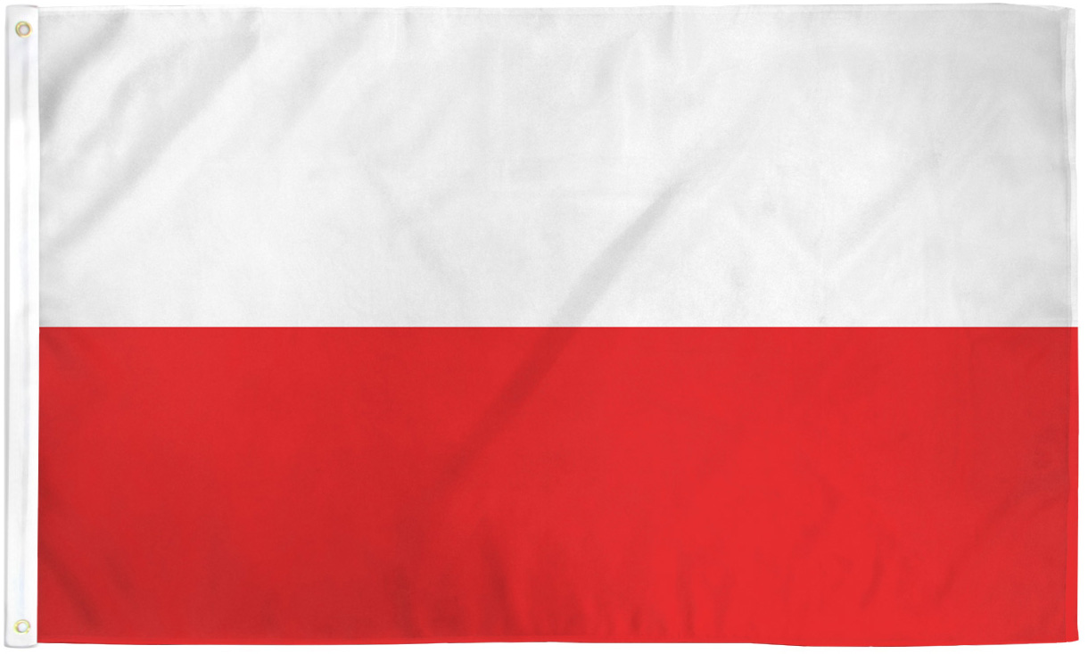 Poland 3x5ft Flag