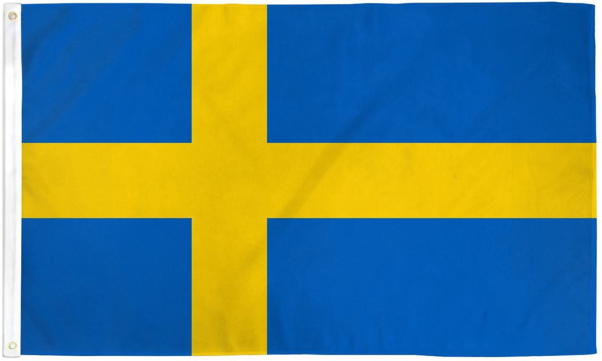Sweden 3x5ft Flag
