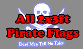 Pirate Flags 2x3ft
