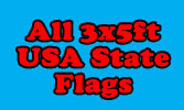 All 3x5ft USA State Flags