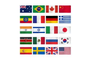 (3x5ft) Set of 20 International Flags