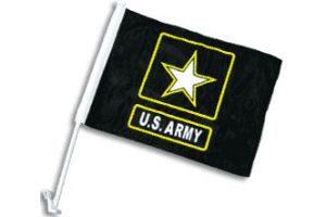 Army (Star) Double-Sided Car Flag
