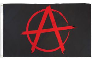 Anarchy Flag 3x5ft Poly