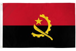 Angola Flag 3x5ft Poly