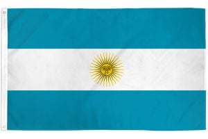 Argentina Flag 2x3ft Poly