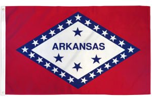 Arkansas Flag 3x5ft Poly