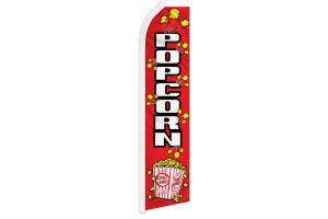 Popcorn Superknit Polyester Swooper Flag Size 11.5ft by 2.5ft