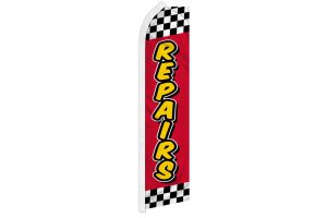 Repairs (Red Checkered) Super Flag