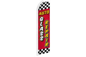 Auto Glass Repair (Red & Yellow) Super Flag