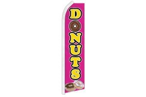 Donuts (Pink) Super Flag