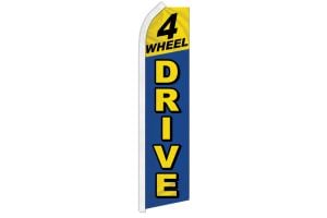 4 Wheel Drive (Blue & Yellow) Super Flag