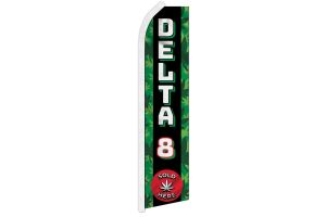 Delta 8 Sold Here Super Flag