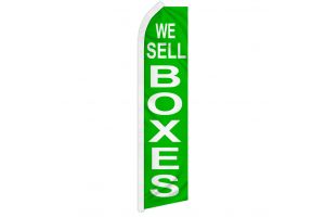 We Sell Boxes (Green) Super Flag