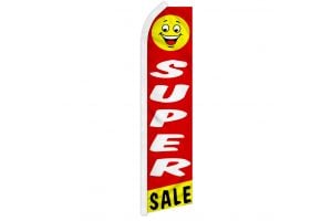 Super Sale (Happy Face) Super Flag