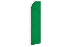 Green Solid Color Super Flag