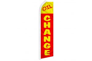 Oil Change (Red & Yellow) Super Flag