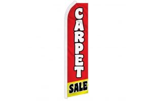 Carpet Sale Superknit Polyester Swooper Flag Size 11.5ft by 2.5ft