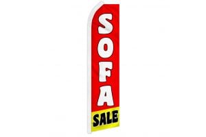 Sofa Sale (Red & Yellow) Super Flag