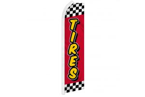 Tires (Red Checkered) Super Flag