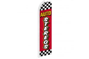 Auto Stereos (Red Checkered) Super Flag
