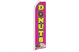 Donuts (Pink) Super Flag