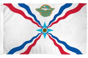 Assyrian Flag 3x5ft Poly