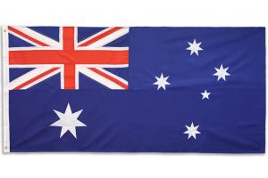 Australia Embroidered Flag 3x6ft
