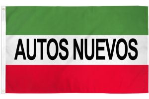 Autos Nuevos Flag 3x5ft Poly