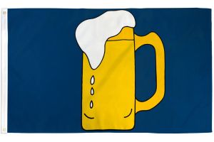 Beer Mug Flag 3x5ft Poly