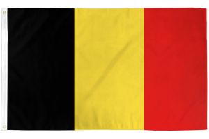 Belgium Flag 3x5ft Poly