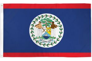 Belize Flag 3x5ft Poly