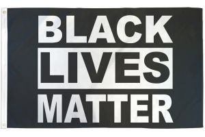 Black Lives Matter Flag 3x5ft Poly